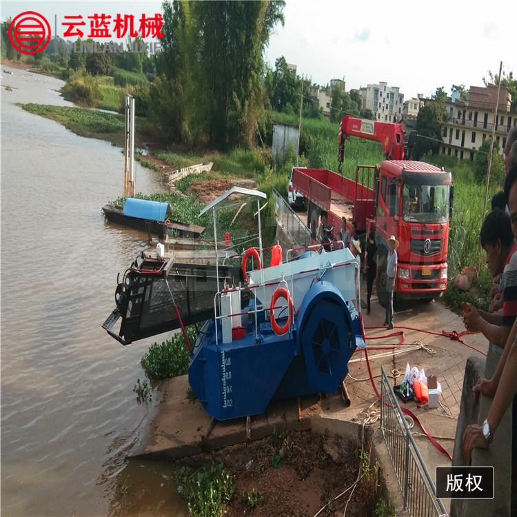 四川水草水葫芦打捞船  水库垃圾打捞船  自动打捞船水浮莲打捞船