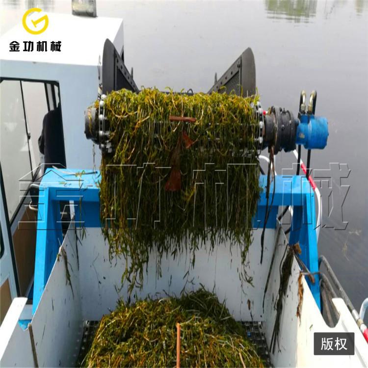 小型多功能全自动水草收割设备  清漂船 厂家电话