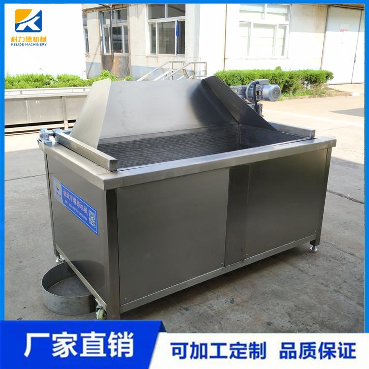膨化食品油炸流水线 猫耳朵油炸机 全自动面食麻花翻筐油炸机