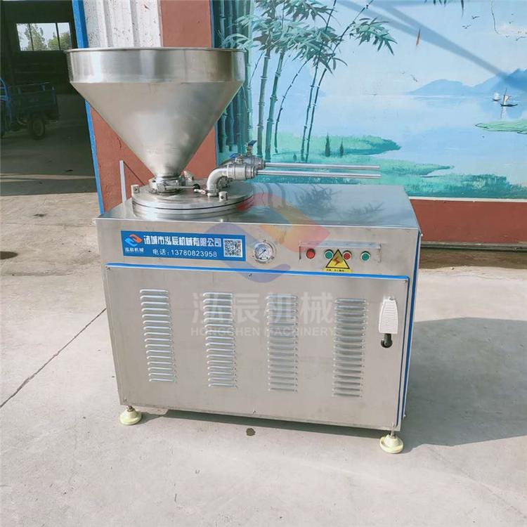 热销50L双管液压灌肠机 304不锈钢液压灌肠机 香肠腊肠灌肠机器 操作简单