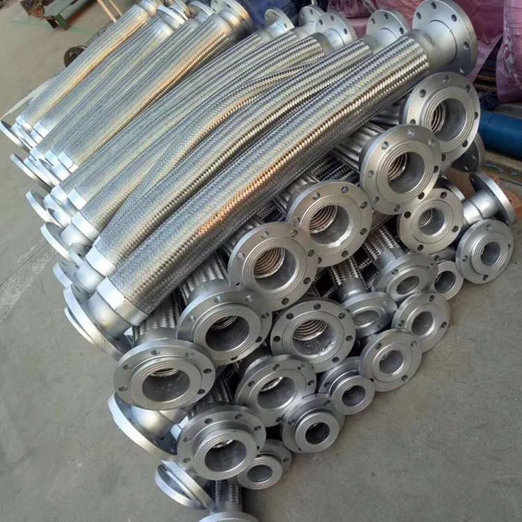 吉佳不锈钢1寸2寸金属不锈钢波纹软管编织蒸汽软管 金属软管厂家