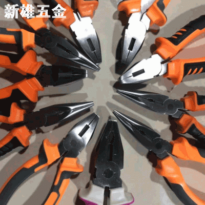 新雄老虎钳 手柄表面覆盖软橡胶 握感舒适 老虎钳 量大从优