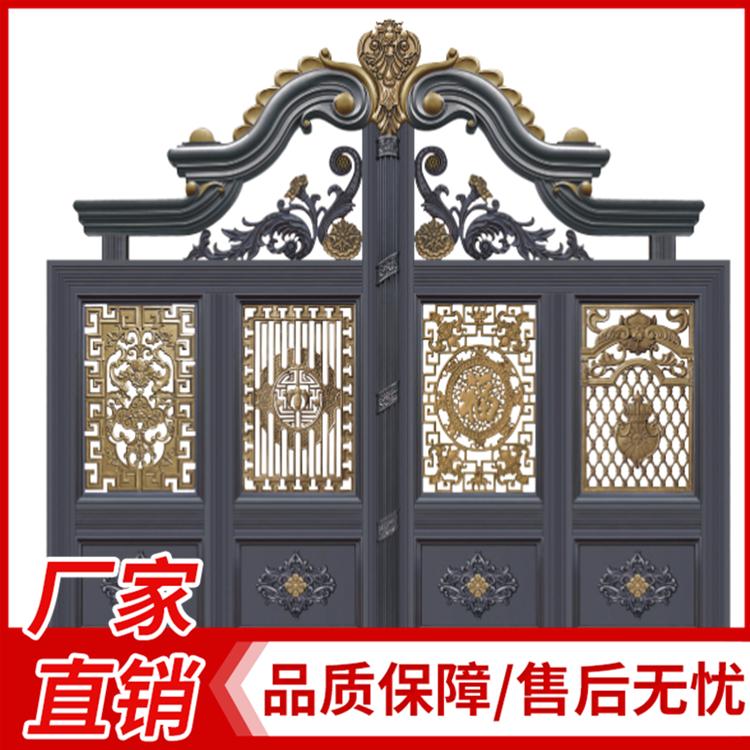 厂家定制庭院铝艺门 欧式铝艺大门 铝艺别墅大门 高档别墅铝艺门