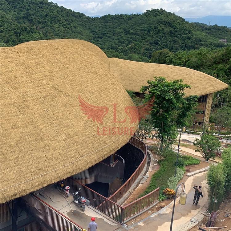 防火人造茅草瓦 耐用仿真茅草厂家生产