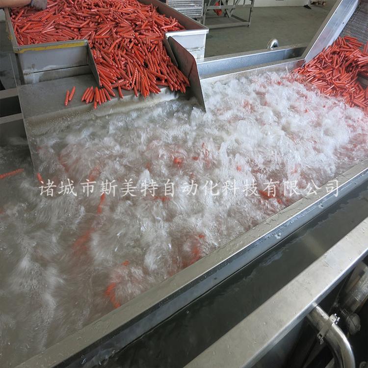 泡菜加工处理机 白菜杀青流水线 萝卜清洗机