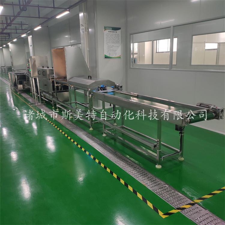 大型全自动鸡禽蛋清洗风干杀菌光检上油一体配套设备