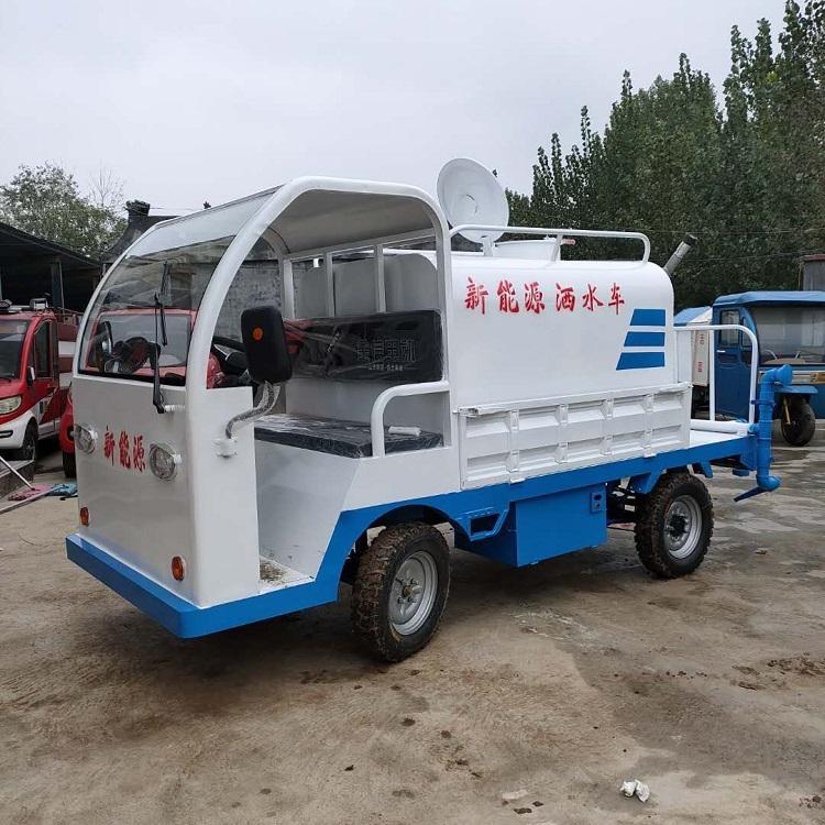 加工定制新能源四轮雾炮洒水车 新能源雾炮洒水车 洒水车