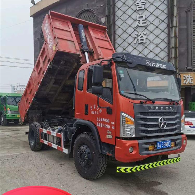 蓝牌自卸车湖北大运 二手车二手自卸车