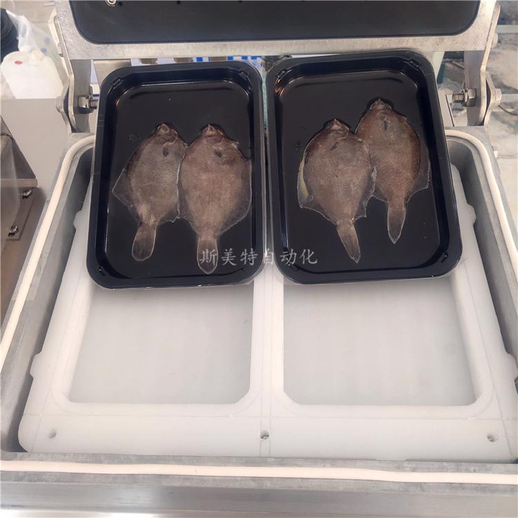 牛排贴体包装机 海鱼覆膜真空包装机 鸡胸肉托盘包装机