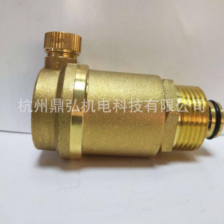 杭州厂家长期现货批发暖气管道水管全铜 黄铜自动排气阀 厂家高质量 铜阀门 排气阀消防