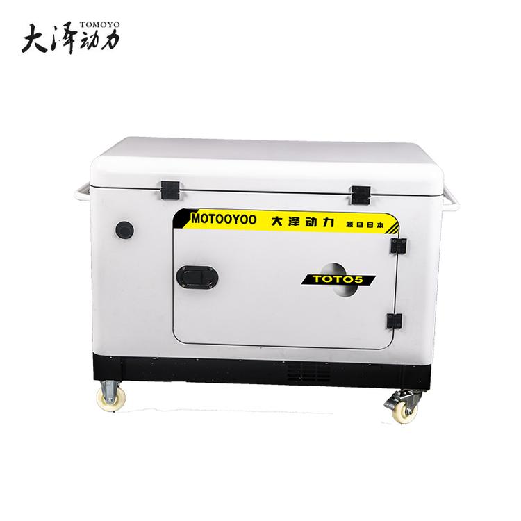 单缸风冷8KW静音汽油发电机