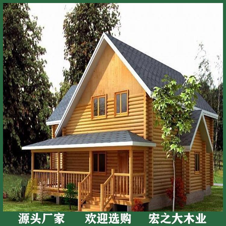 重型防腐木别墅 景观休闲防腐木别墅 外形美观 欢迎选购