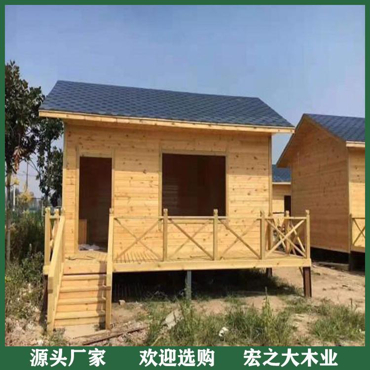 现货供应防腐木别墅 民宿防腐木别墅 外形美观 欢迎选购
