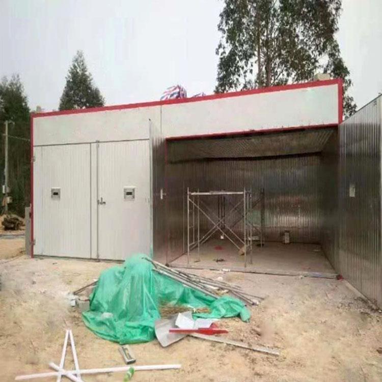 热风循环高温杀虫木材真空烘干机 现场安装大型木材干燥设备