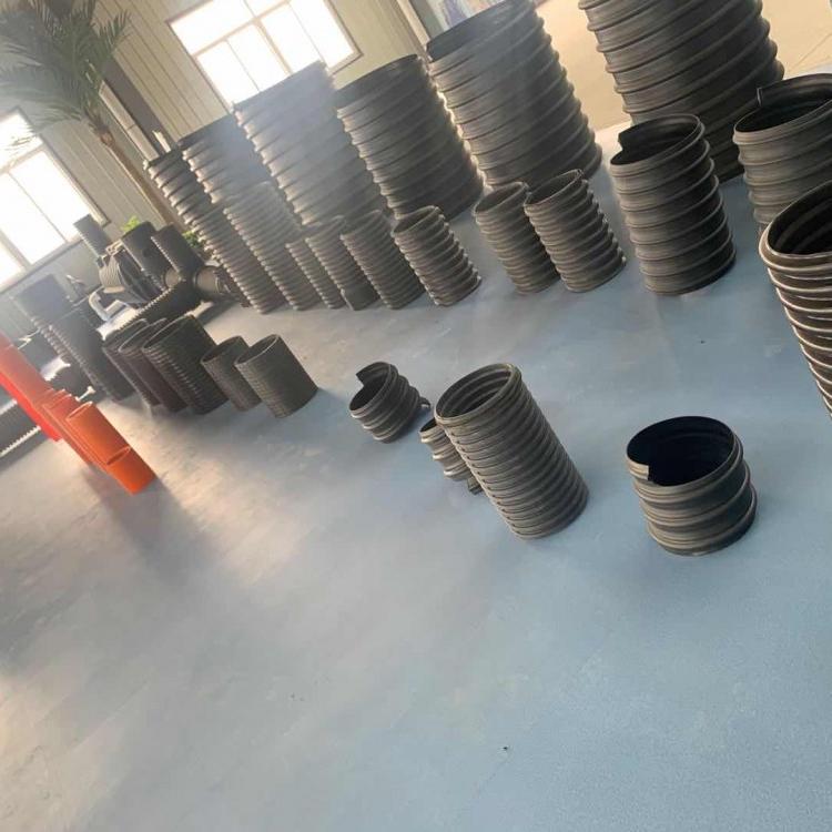 联塑HDPE钢带增强波纹管 联塑钢带管厂家直销