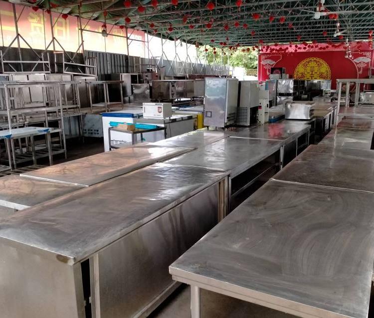 食堂饭店碗柜橱柜厨房后堂货架