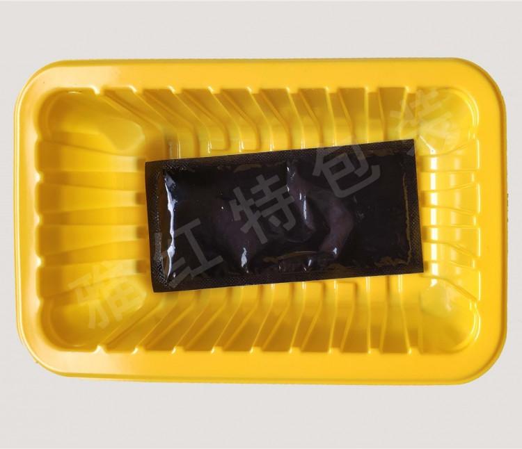 高阻隔气调保护生鲜托盒厂家  肉制品 冰鲜鱼类食品气调包装盒价格 充混合气体气调包装