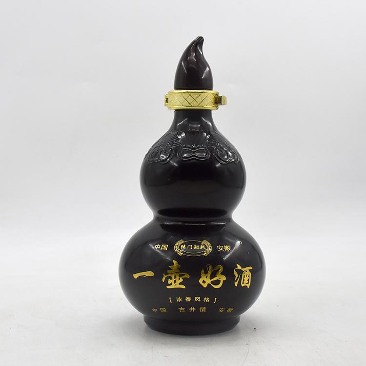 古井镇浓香型纯粮食窖藏酒500ml 礼盒装葫芦礼品酒春节送礼