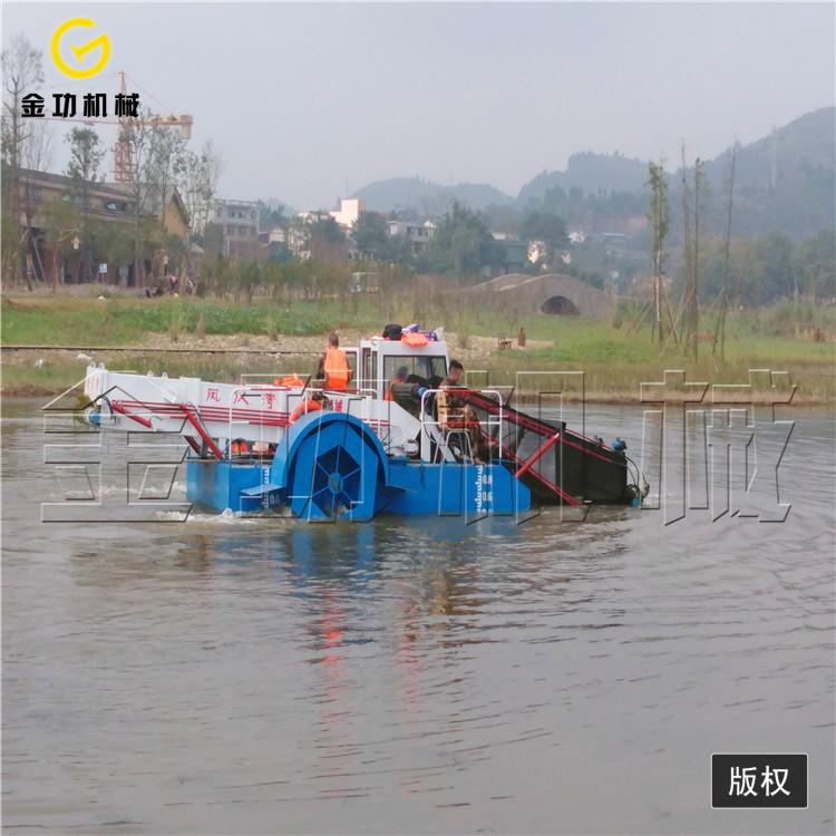 厂家专业定制全自动半自动割草船 小型电动割草船 大型割草船