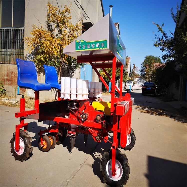 辣椒移栽机 优质两行辣椒移栽机山一直销