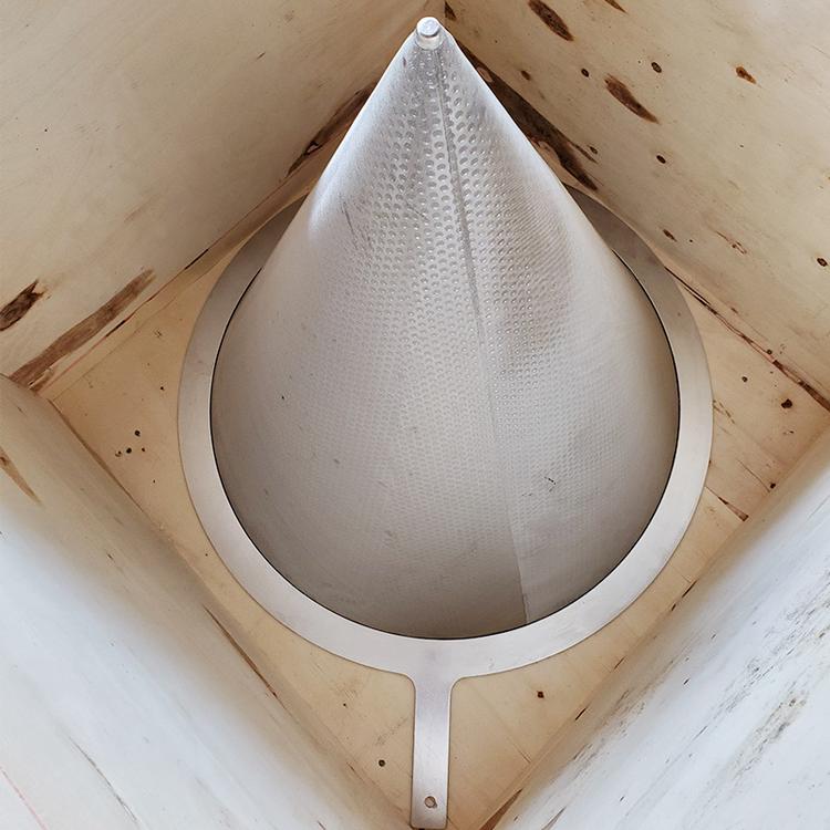 不锈钢漏斗 金属锥形过滤器 临时过滤器 冲孔过滤器