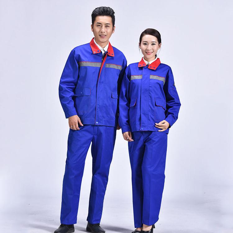 长期现货批发工作服  防静电劳保工作服反光条工作服可定制