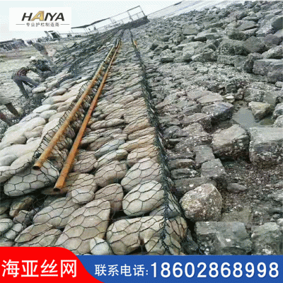 石笼网 河道工程镀锌丝防洪隔离石笼网 安全石笼网 四川海亚厂家