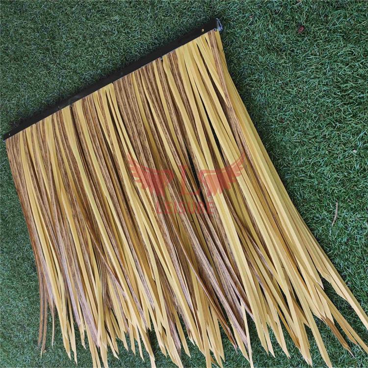 厂家直销仿真茅草 防腐木茅草屋顶 稻草黄木屋顶
