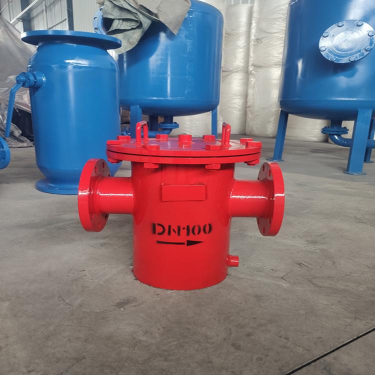 直通蓝式过滤器厂家_DN300快开蓝式过滤器_立式除污器_大口径过滤器定做