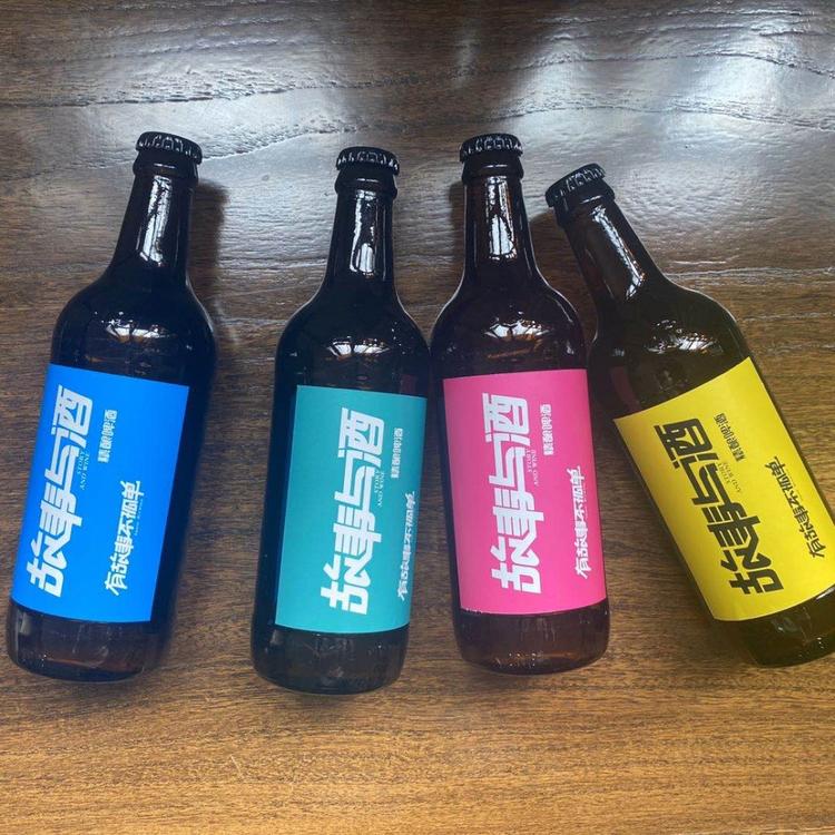 日照市精品国潮啤酒 故事与酒  厂家直销 可用于ktv酒吧聚会餐饮 有意电联