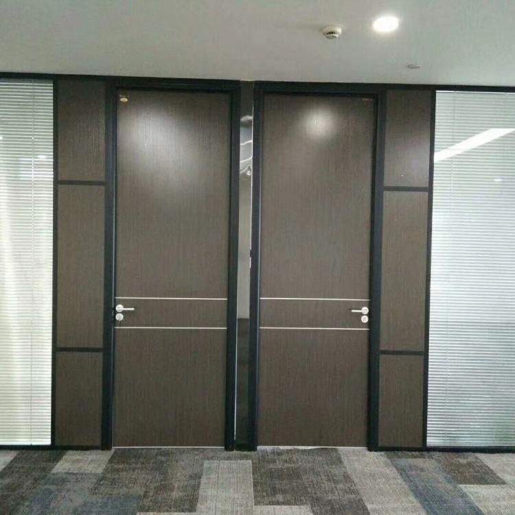 生态门厂家供应办公室门 高隔间门 铝木门 平板门 时尚简约