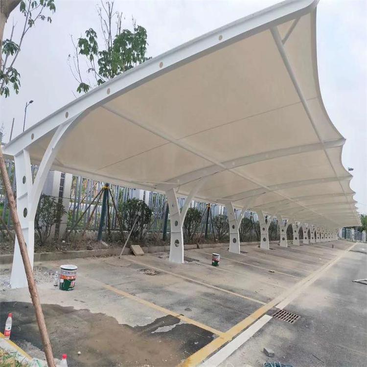 户外遮阳棚 户外停车棚 膜结构遮阳棚 公交站遮阳棚