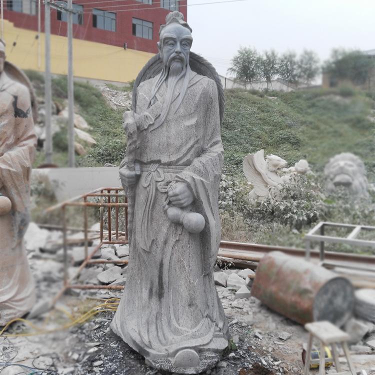孙思邈雕像  石雕大理石药王孙思邈雕塑 古代名医雕像