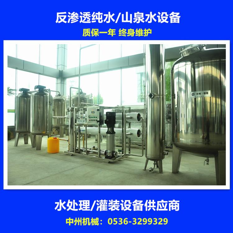 反渗透纯净水设备 食品饮料育苗养殖净化水生产设备 电子医疗印染工业去离子纯化水设备