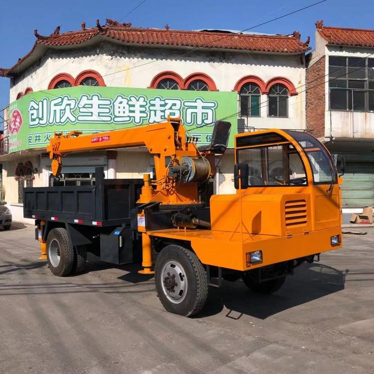 6吨自制随车吊 随车吊拖拉机改装农用 随车吊平板运输车