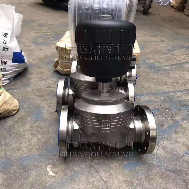 气动T型角座阀