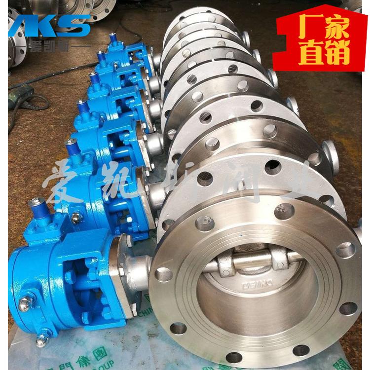 各种阀业生产 生产厂家 爱凯斯阀业-手动法兰式D343W-10/16/25P/RL硬密封法兰对夹蝶阀