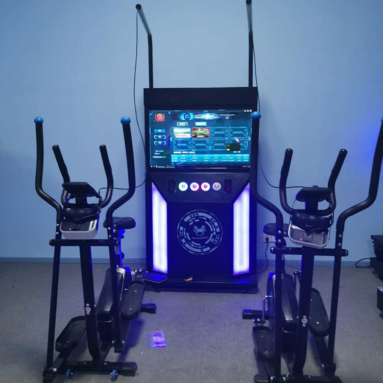 广州番禺VR设备厂家VR联网动感单车VR跑步车大型科技室方案策划制作多阿科技
