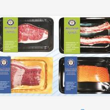 生鲜产品 牛羊肉 大肉 真空贴体皮肤包装盒 真空贴体皮肤包装膜 厂家定制