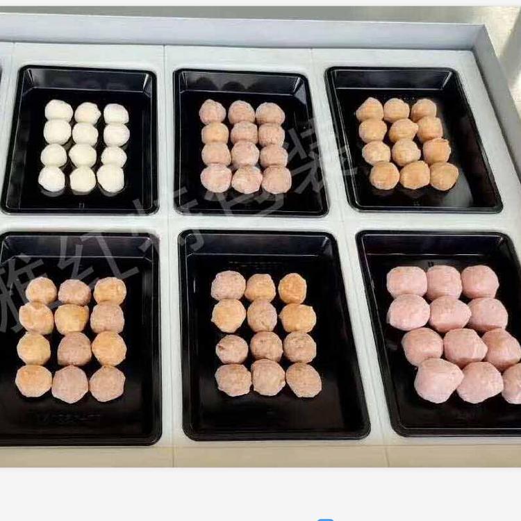猪肉 羊肉 牛肉丸子 海鲜产品   真空贴体皮肤包装盒 真空贴体皮肤包装膜  厂家定制