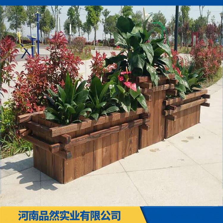 长方形户外防腐木花盆 防腐木花箱批发 长期供应 货源充足