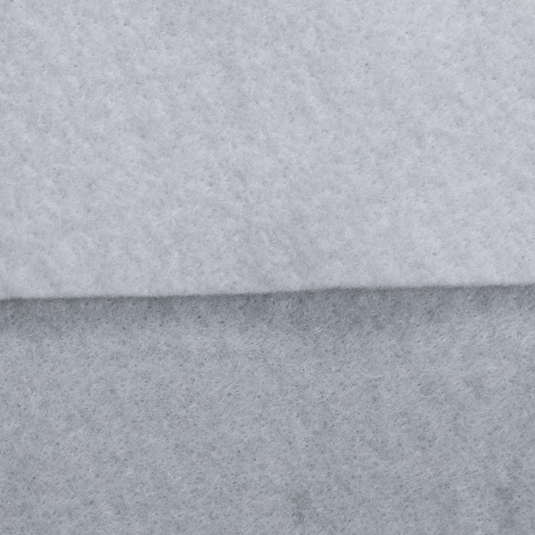 厂家直销短纤涤纶耐腐蚀抗老化白色土工布 透水隔离针刺棉加工定制