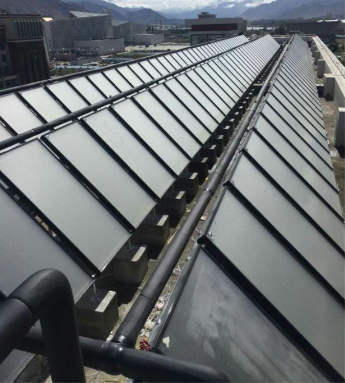 西安太阳能热水器 平板壁挂式太阳能热水器 太阳能热水器厂家工程 安全可靠太阳能热水器