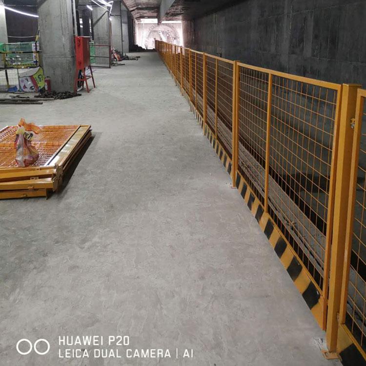 基坑围挡 基坑临边护栏 工地临边防护 结构简洁 灵活性强
