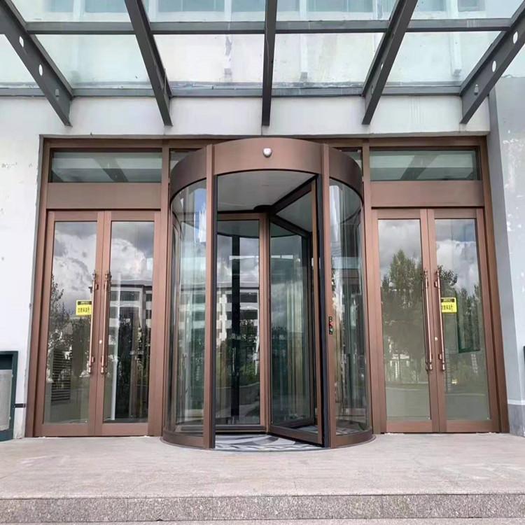 吉嘉金属  自动旋转门 酒店自动旋转门 水晶旋转门 三翼自动旋转门