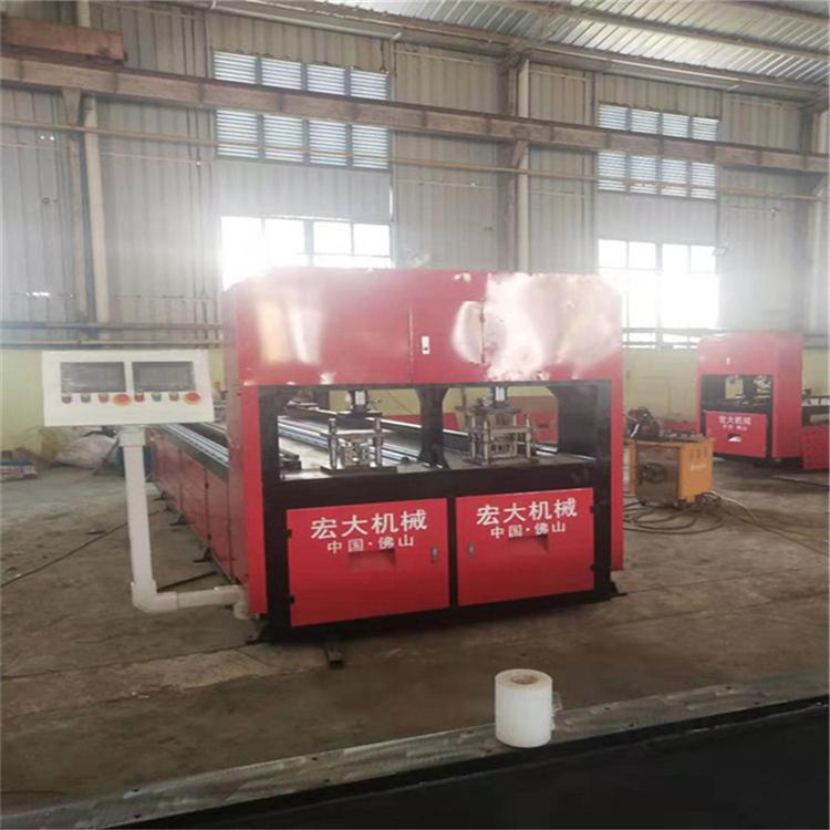 湖北恩施角铁自动冲孔载断机 方管数控冲切机厂家今日价格宏大机械