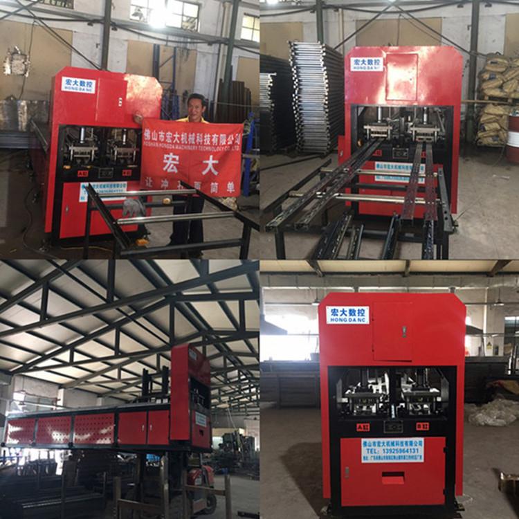 辽宁丹东铁管数控冲孔载断机 角钢自动冲床批发价宏大机械