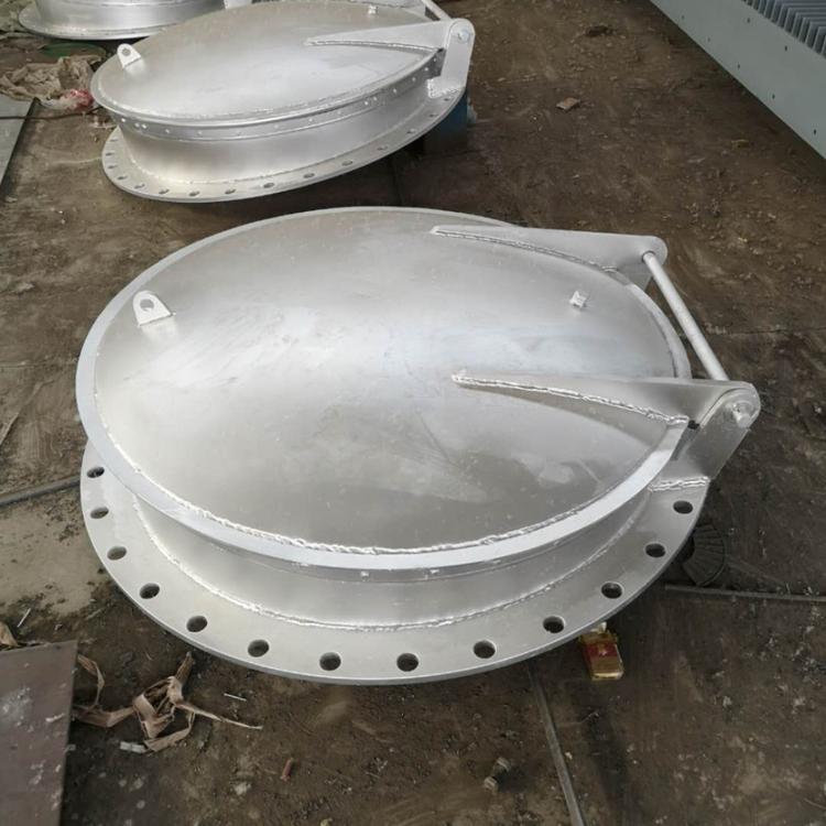 现货供应 铸铁拍门 管道用铸铁圆拍门 止水防倒灌铸铁拍门