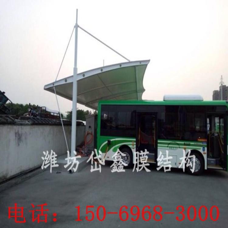 张拉膜自行车棚 张拉膜走廊遮阳棚 张力膜结构 遮阳膜结构 遮阳棚 膜结构  膜结构车棚 自行车