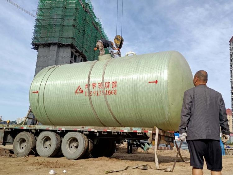 专业生产玻璃钢污水处理一体池 地埋式一体化玻璃钢化粪池